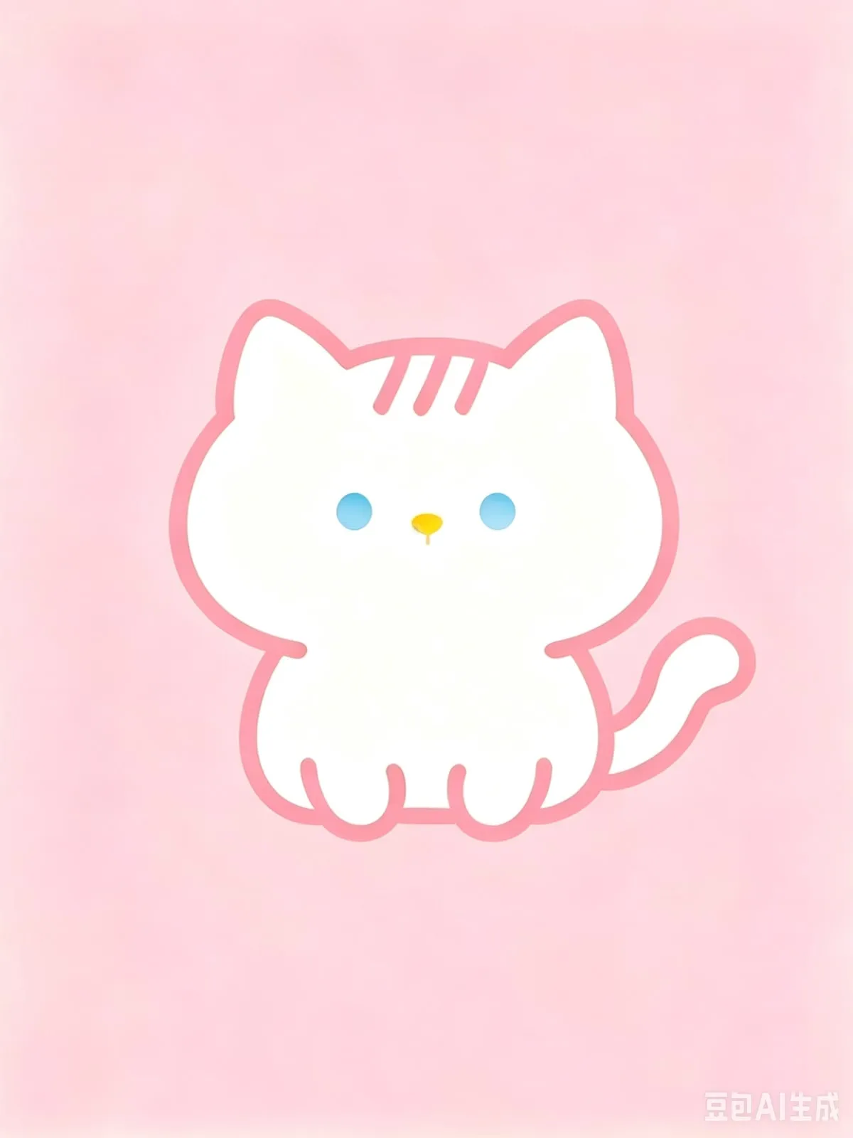 AI 画的小猫